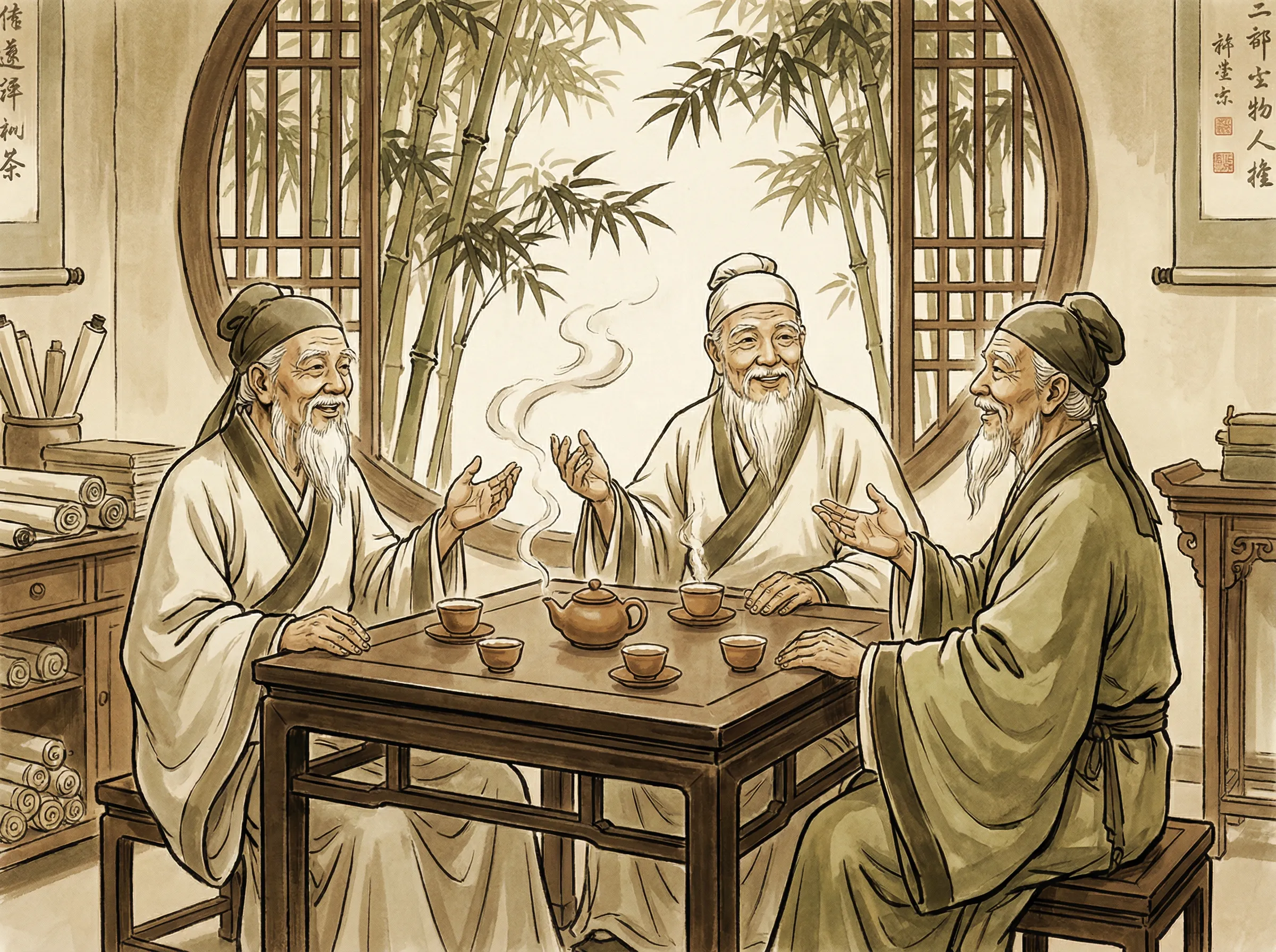 星空体育电竞宗师论道茶馆场景